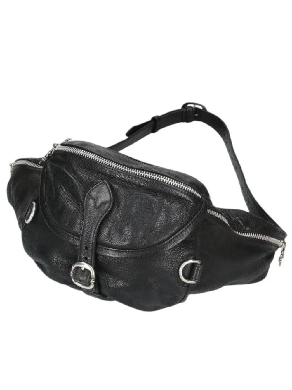 Chrome Hearts 1 Snat Pack Dagger Zip Gun Slinger Belt Leather Shoulder